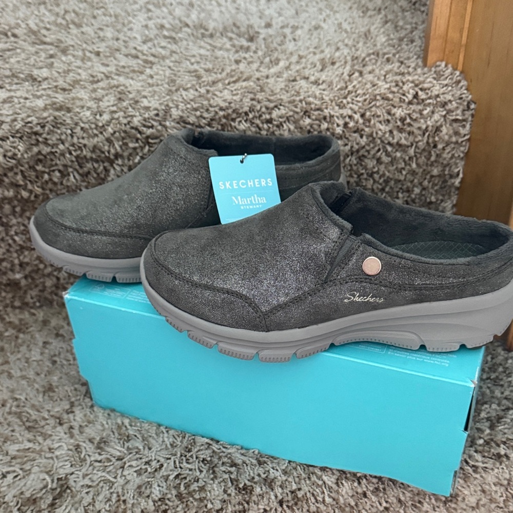 Skechers Women's Charcoal Mules